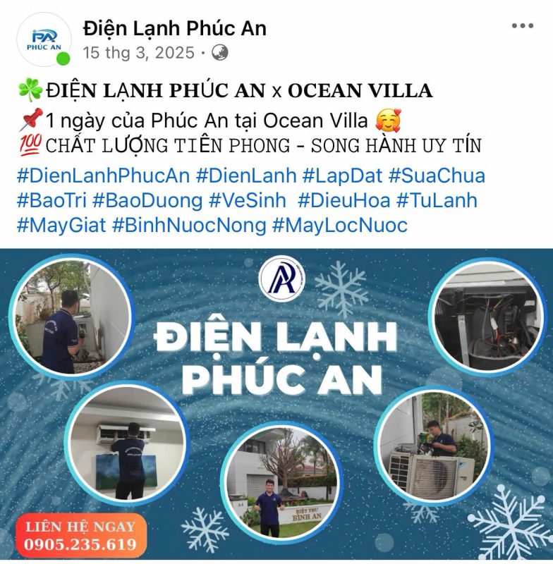 Công Ty TNHH TM & DV Điện Lạnh Phúc An